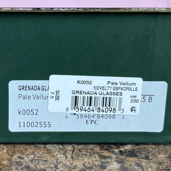 NEW kate spade newYork Granada Glasses Espadrilles - Picture 16 of 16